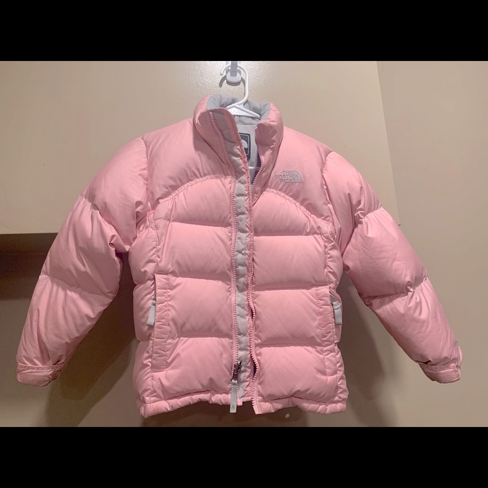 North Face Pink Girls Puffer jacket